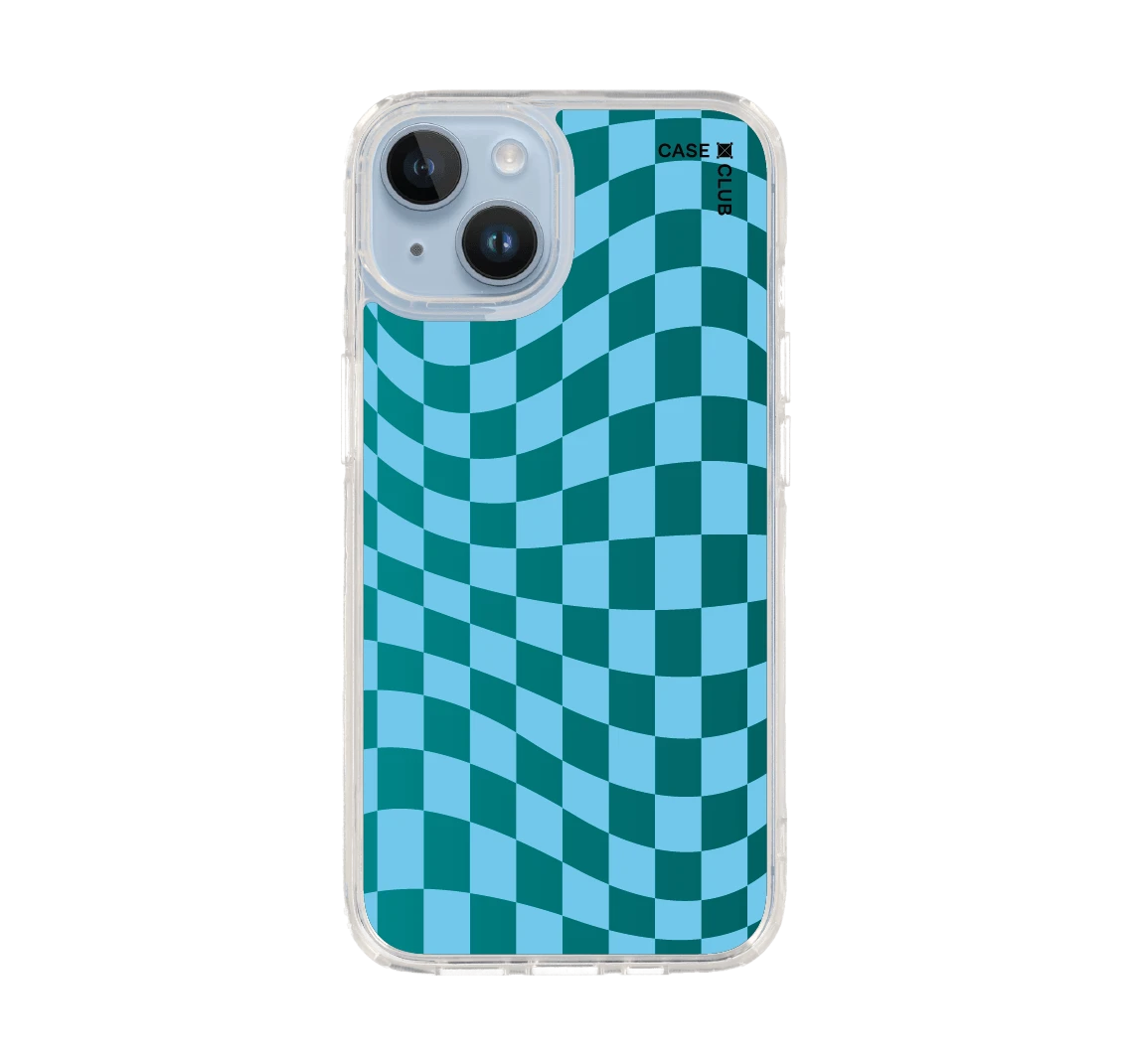 blue gradient grid